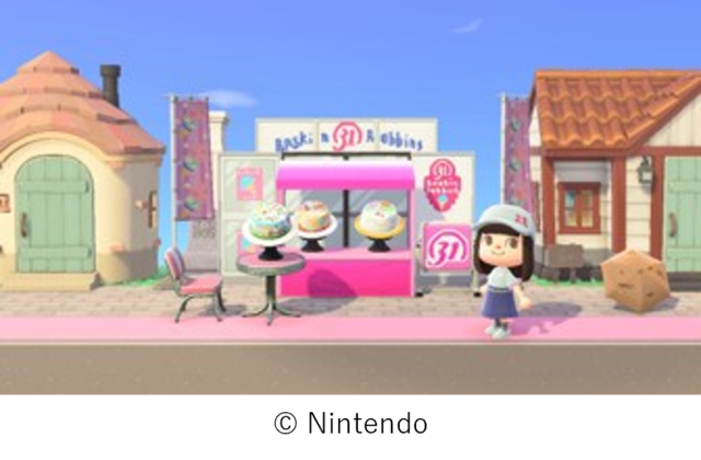「サーティワン島」<期間:2026年7月1日〜>【どうぶつの森とサーティワンが初コラボ!7月の新作「どうぶつの森 夏の島 ごちそうアイス」は、サカナが泳ぐ爽やかな夏の島フレーバー!】