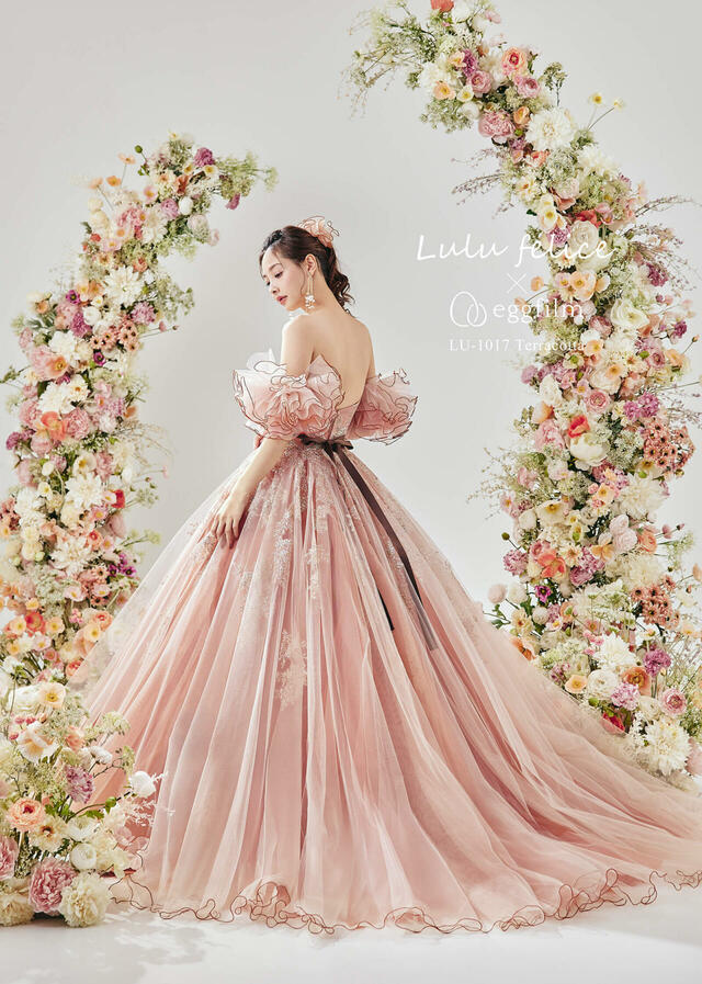 クラウディア「Lulu felice（ルル・フェリーチェ）」新作ウェディングドレス　LU-1017_Terracotta