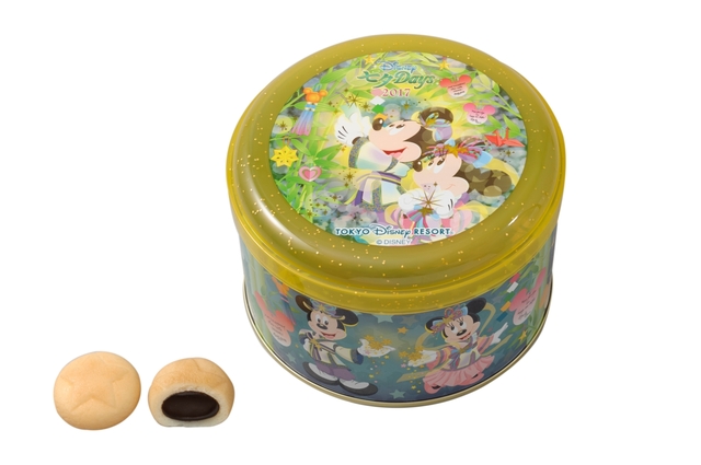 チョコインクッキー 950円｜直径約12.5×高さ約8cm、内容量15個｜東京ディズニーリゾート「ディズニー七夕デイズ」｜東京ディズニーランド「ワールドバザール・コンフェクショナリー」、東京ディズニーシー「ヴァレンティーナズ・スウィート」