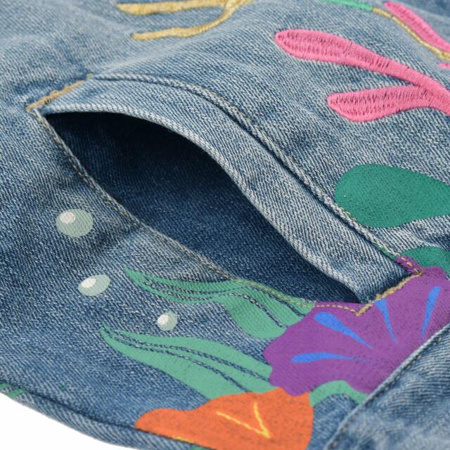 アリエル、フランダー、セバスチャン デニムジャケット ブルー M L 実写映画『リトル・マーメイド』 11,000円