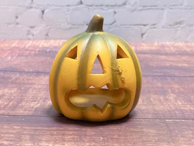 【ナチュラルキッチン】キャンドルポットミニカボチャ　グリーン／税込110円