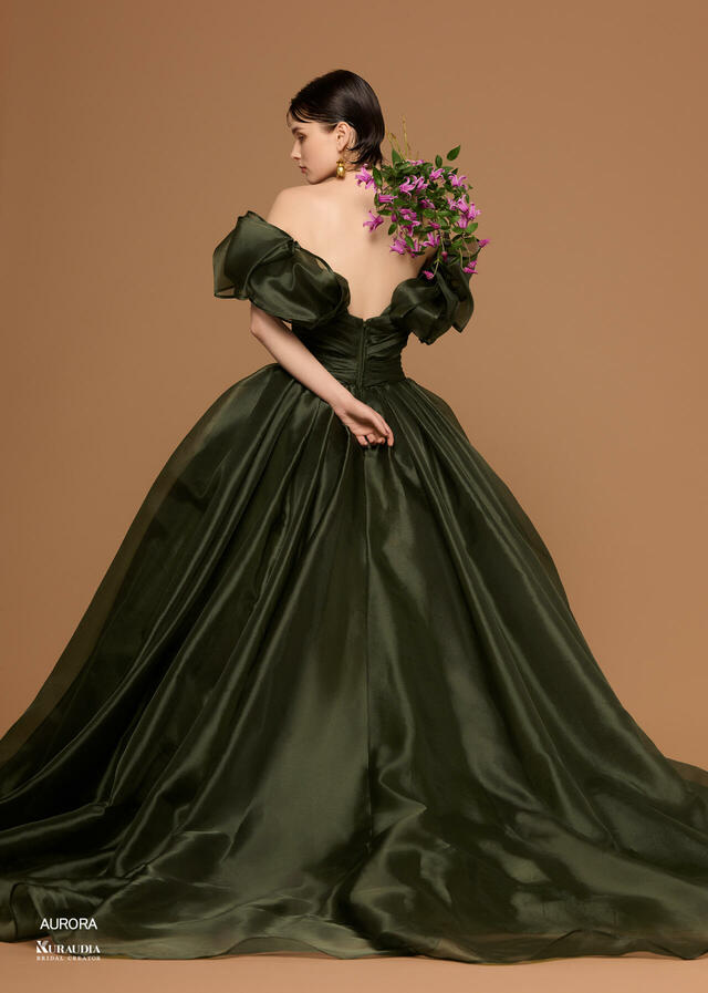 「Irida maison（イリーダメゾン）」新作ウェディングドレス　IM-0039_Khaki