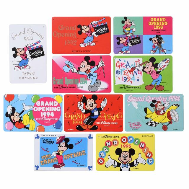 ミッキー＆フレンズ シール・ステッカー ボックス入り Disney Store Japan 30th Anniversary Historical Card 1,650円