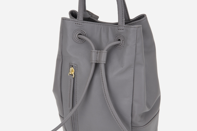 本革撥水3WAY巾着バッグ