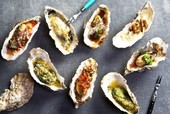 見た目も美しい「ロックフェラー」「カークパトリック」「キルパトリック」などバラエティに富んだ焼牡蠣