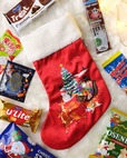 【カルディ「オリジナル クリスマスソックス」￥1,188】クッキーやチョコレートなど7種のお菓子と、ホリデーシーズン限定のドリップコーヒーをぎゅっと詰め込んだソックス