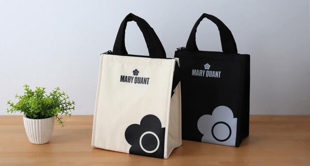 【マリークヮント保冷・保温バッグ】畳むと平たくなるのでメインバッグの中でも邪魔になりません