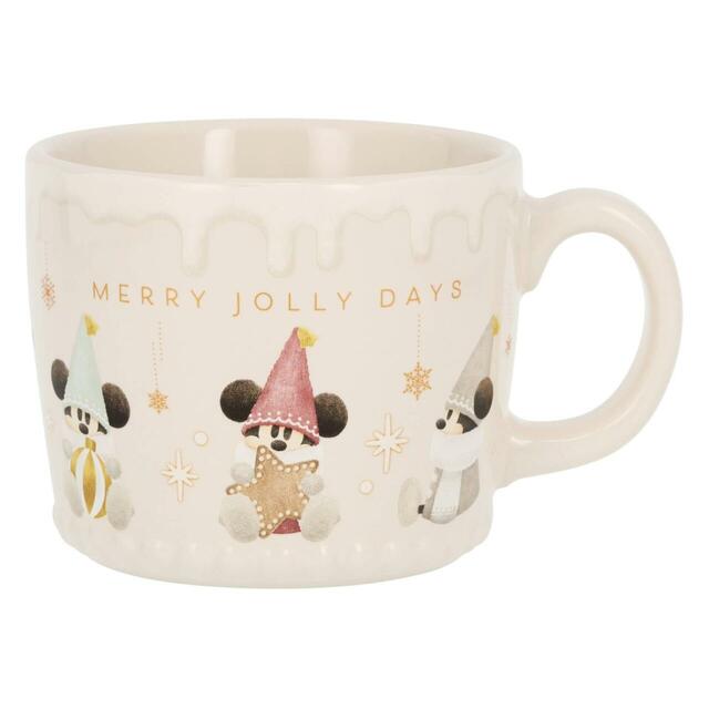 マグカップ 2,400円|東京ディズニーリゾート「ディズニー・クリスマス」スペシャルグッズ|販売店舗:東京ディズニーランド「ディズニー&カンパニー」、東京ディズニーシー「エンポーリオ」|発売日:2025年11月10日(月)