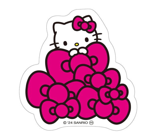 【SHIBUYA109×HELLO KITTY SPECIAL COLLABORATION】「HELLO KITTY FASHION ROOM」オリジナルステッカーイメージ
