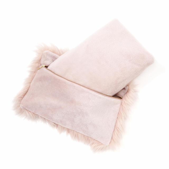 ファー ポータブルスロー 