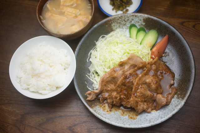 料理例：生姜焼き
