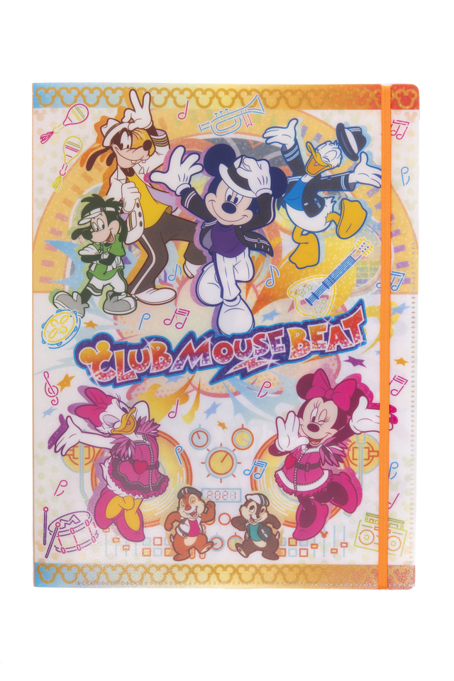 クリアホルダー ¥900|サイズ:A4 、6ポケット|東京ディズニーランド「クラブマウスビート」グッズ