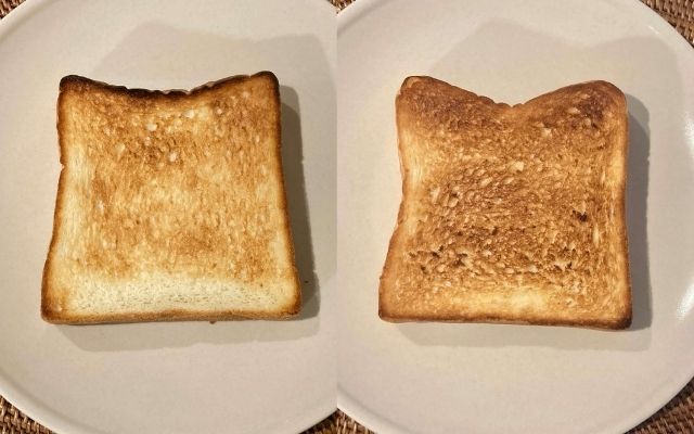 【あせる王様 高級食パン キング】冷凍保存した方も焼け目こんがり！