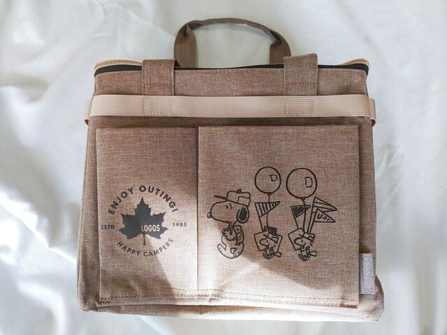 ロゴスとスヌーピーのイラストがかわいい