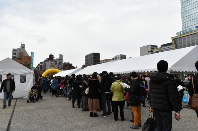 想像以上の行列