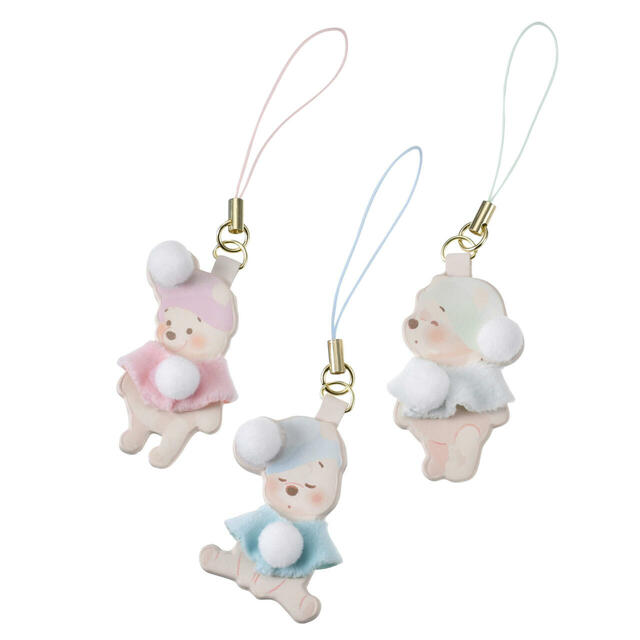 プーさん シークレットストラップ フルーツラテカラー WHITE POOH 900円