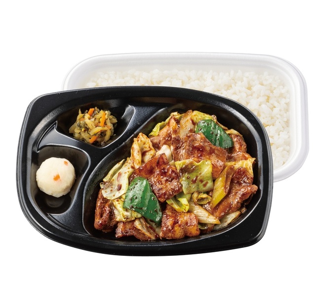 肉たっぷり回鍋肉弁当　560円