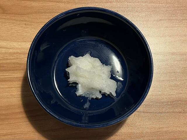 【ニトリ　スライサーザルボウルセット】スライサーザルボウルセットを使ってつくった大根おろし