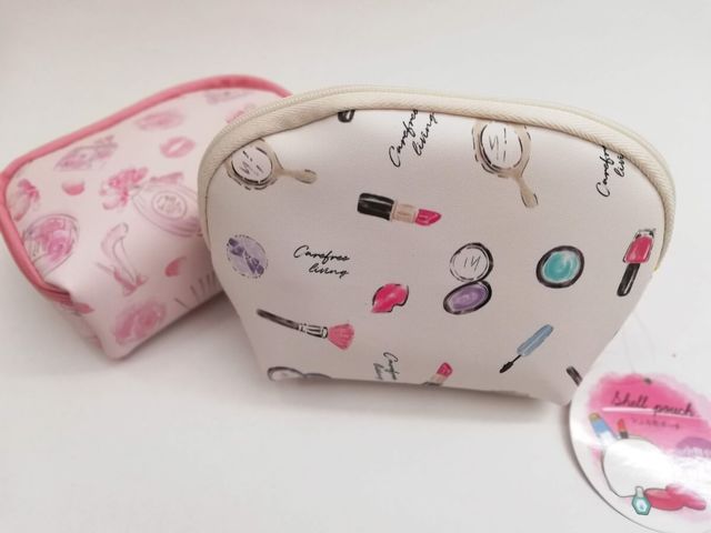 「ミニスクエアポーチ」「シェル形ポーチ」