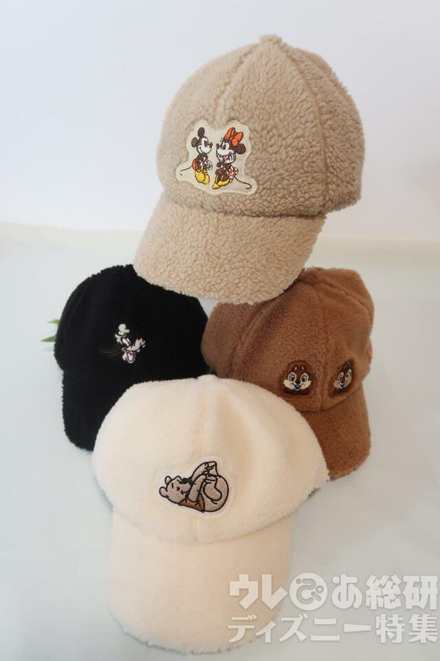 ワークマン Disneyワッペンボアキャップ