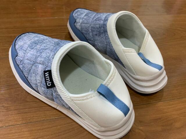 【ワークマン トレッドモックECO クラッシュデニム】かかとを踏んでも履けるデザイン