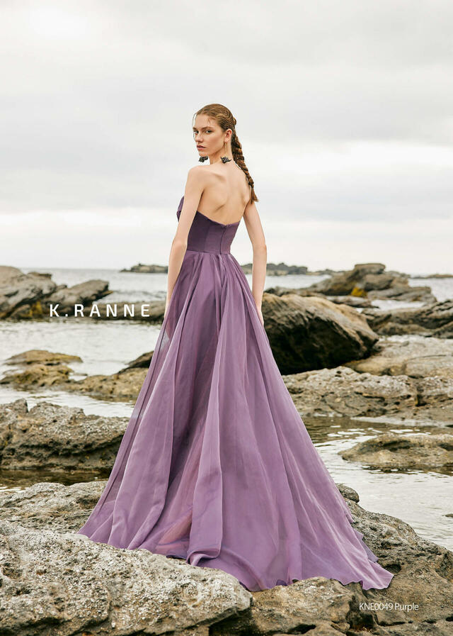 クラウディア｜「K.RANNE-クランネ-」新作ウェディングドレス｜KNE0049_purple