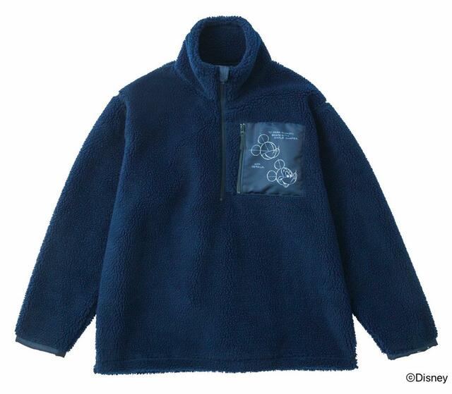 HALF ZIP JACKET / DISNEY MICKEY MOUSE