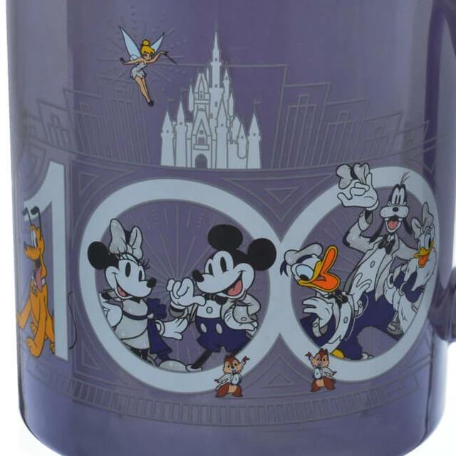 ディズニーキャラクター マグカップ ふた付き The Disney100 Platinum Celebration Collection 3,520円