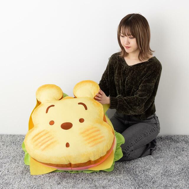 ディズニーキャラクター Nuiパン すごく大きなサンドウィッチクッション プー 