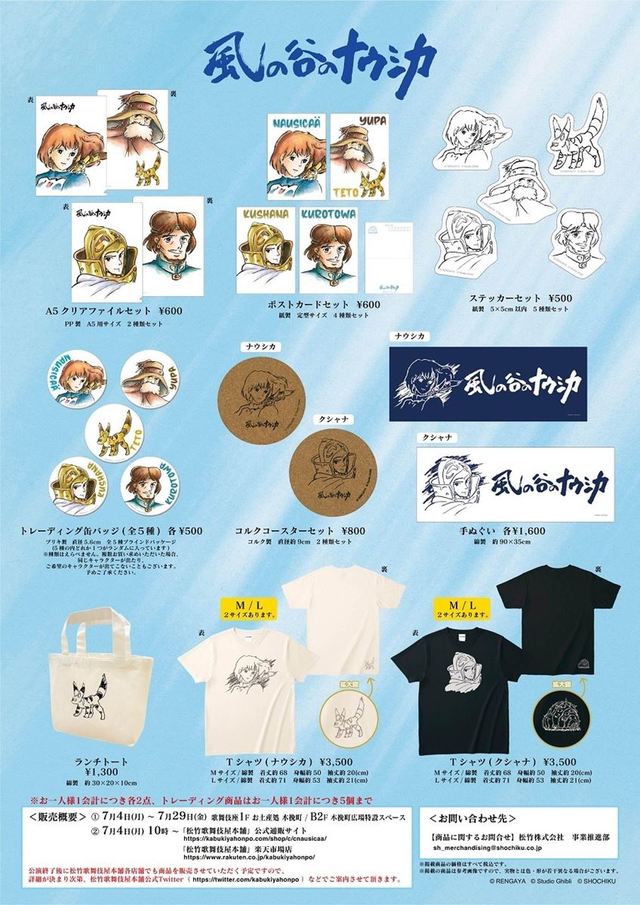 『風の谷のナウシカ』グッズ一覧