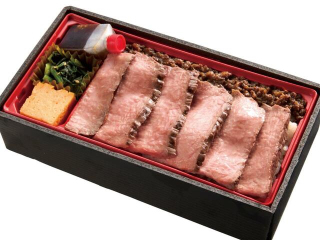 「星空の黒牛赤身ステーキ重」＜価格：1,450円＞【エキュート品川で“肉好きのための肉の祭典”「シナガワ ミートラバーズ」開催！ジューシーな肉グルメが大集結！】