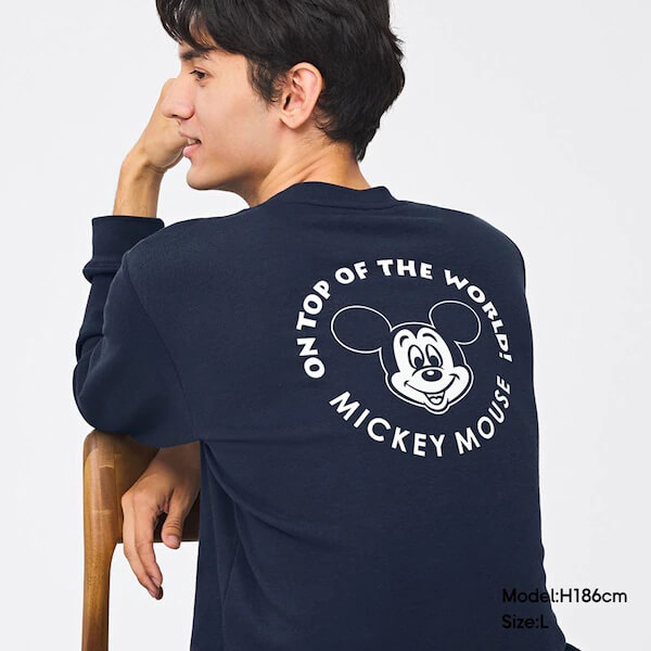 ソフトスウェットセット(長袖&ロングパンツ) Disney ¥2,990|GU「ミッキーマウス」コレクション