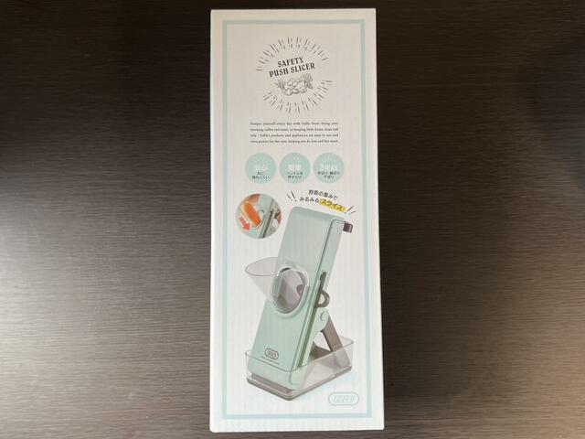 【Toffy セーフティープッシュスライサー】レトロなデザインがかわいい