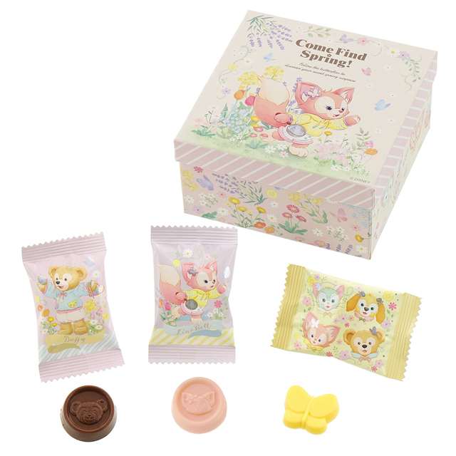 「ダッフィー&フレンズのカム・ファインド・スプリング!」アソ―テッド・チョコレート