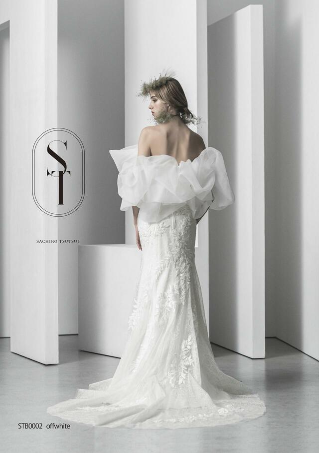 「ST」新作ウェディングドレス　STB0002_Offwhite