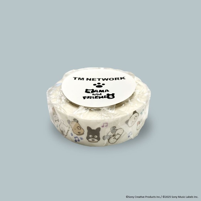 【TM NETWORK×タマ&フレンズ】「タマ&フレンズ コラボ・マスキングテープB」800円(5mm幅×3m)