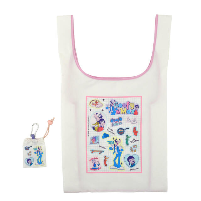 グーフィー＆マックス ショッピングバッグ・エコバッグ ポーチ入り GOOFY BIRTHDAY 1,800円
