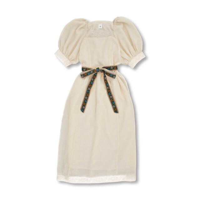 フィガロ＆クレオ 半袖ワンピース イエロー ピノキオ Spring Couture 13,000円