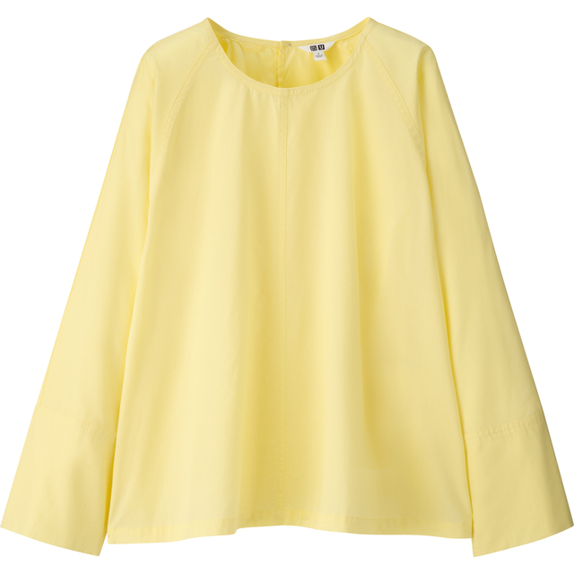 Tブラウス（長袖）イエロー