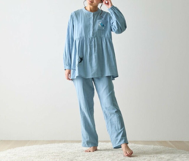 ダブルガーゼのフレアパジャマ「ティンカー・ベル」|¥5,990 (税込)