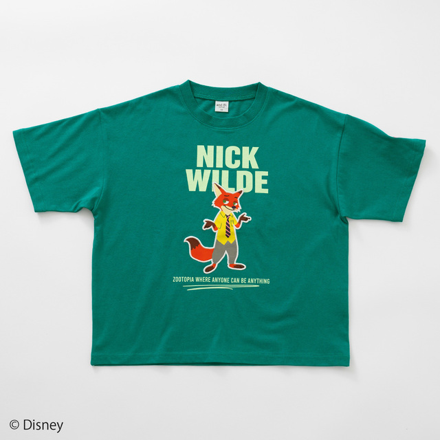 ズートピア ワッペン刺しゅうビッグ 半T 2,460円｜and D. petit main