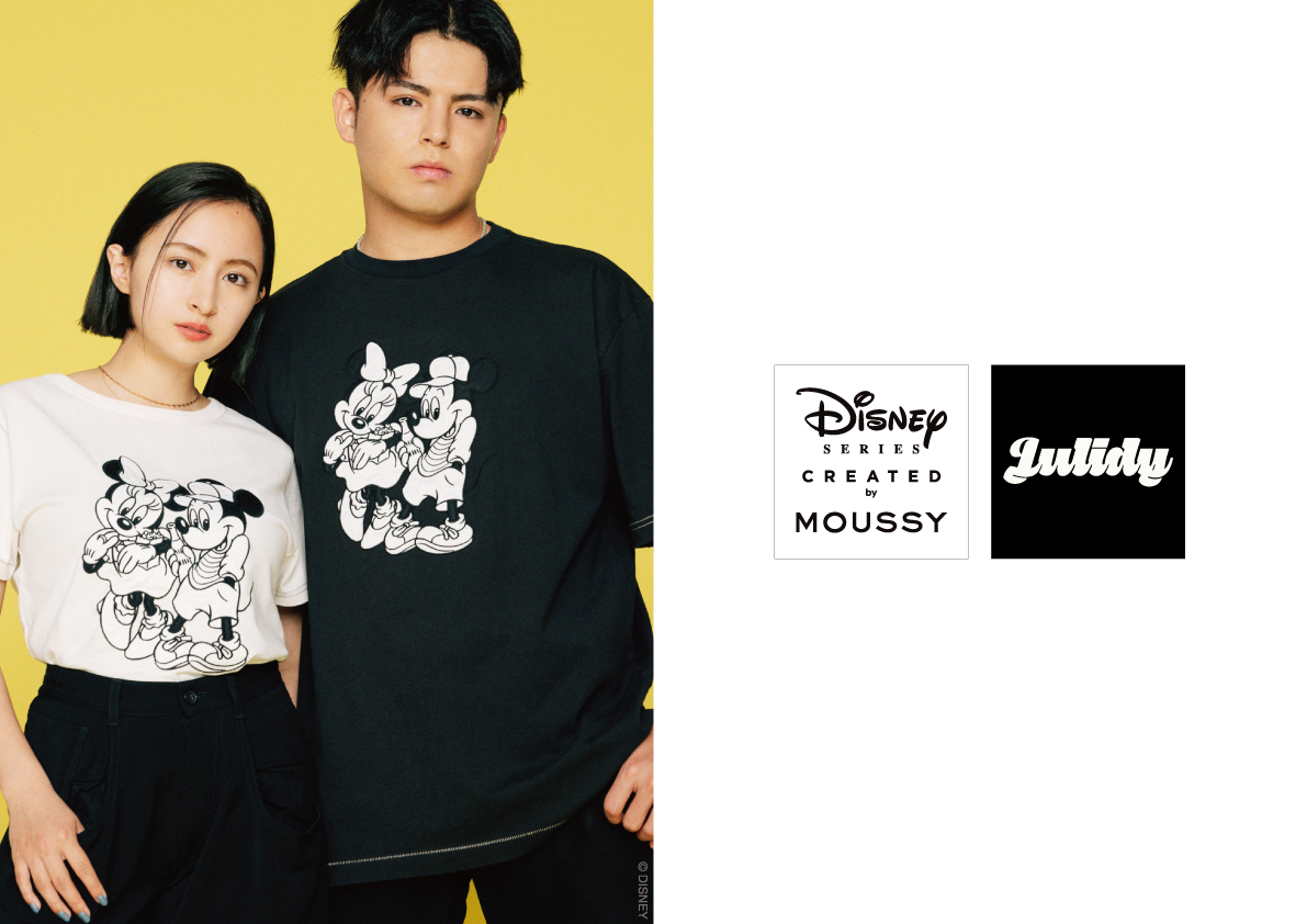 moussy × julidy ディズニー トップス グレー