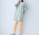 レディース肌側綿フリースチュニックパジャマ(選べるキャラクター)｜￥4,990 （税込）