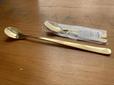 【Standard Products 新潟燕 ソーダスプーン】金メッキのコーヒースプーンと比べてみました