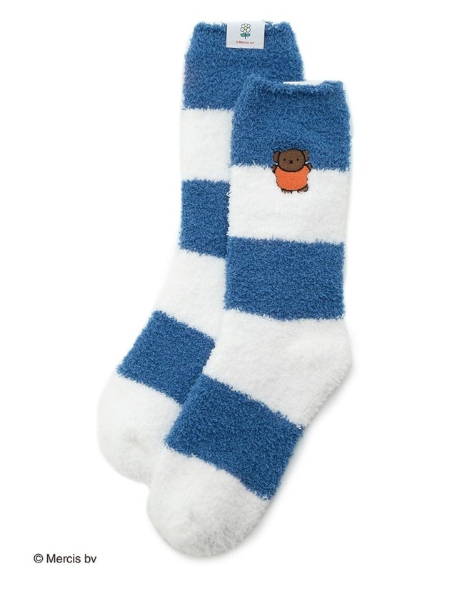 【gelato pique×ミッフィー】「【Dick Bruna】ベビモコボーダーソックス」¥3,630