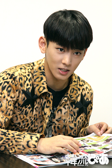 MYNAMEセヨン＠『韓流ぴあ』取材中