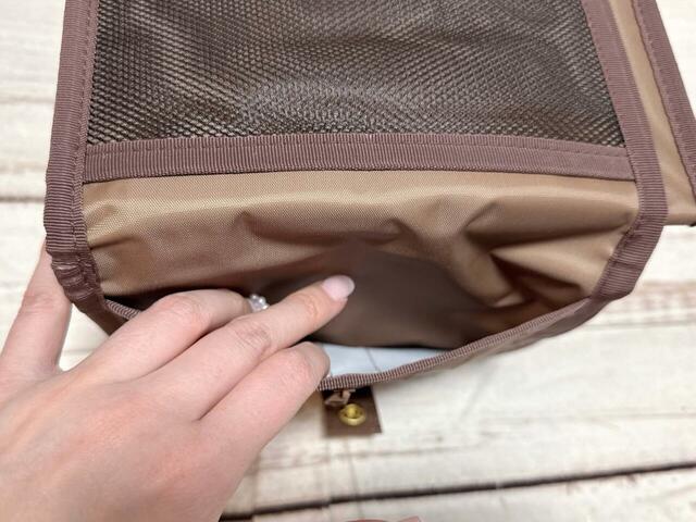 ポケット7：サイドポケット【付録：ロベルタ ディ カメリーノの整理ケース】