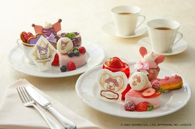 「デザートプレート」【「マイメロディ」「クロミ」デザートプレート付き宿泊プラン】