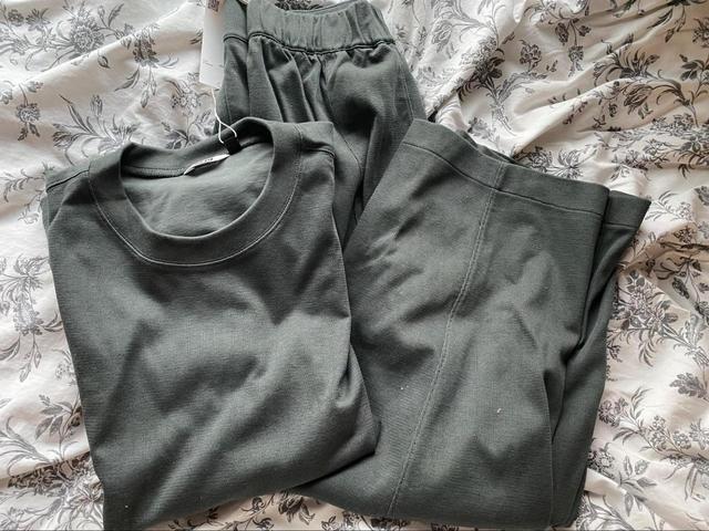 【ユニクロ ボクシーT ガウチョパンツ】セットアップでも単体でも着回せる