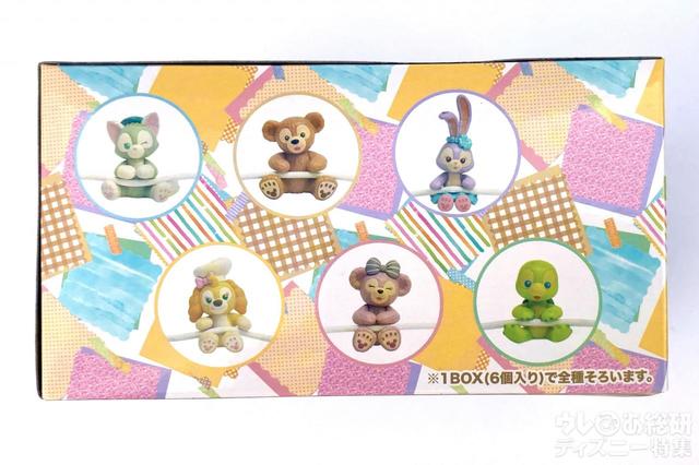 「ダッフィー&フレンズのSay cheese!」フィギュア6個セット外箱